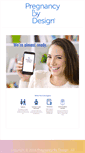 Mobile Screenshot of pregnancybydesign.com